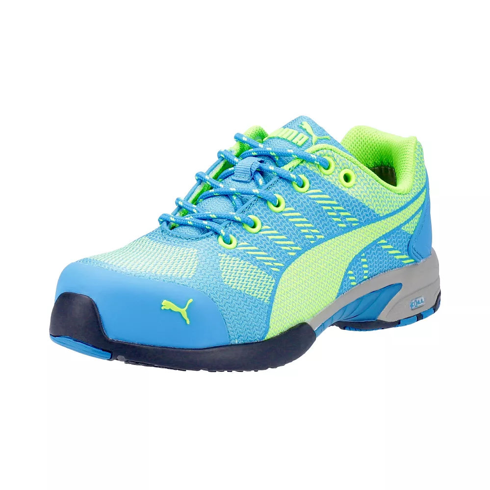 Puma Celerity Knit  Womens  Safety Trainers Blue/Green Size 6 - Screwfix