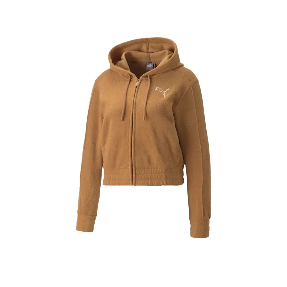 Puma HER Winterised Full-Zip Hoodie Desert Tan 849838-74