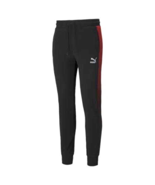 PUMA - Men - Hoops T7 Pant - Black/Red