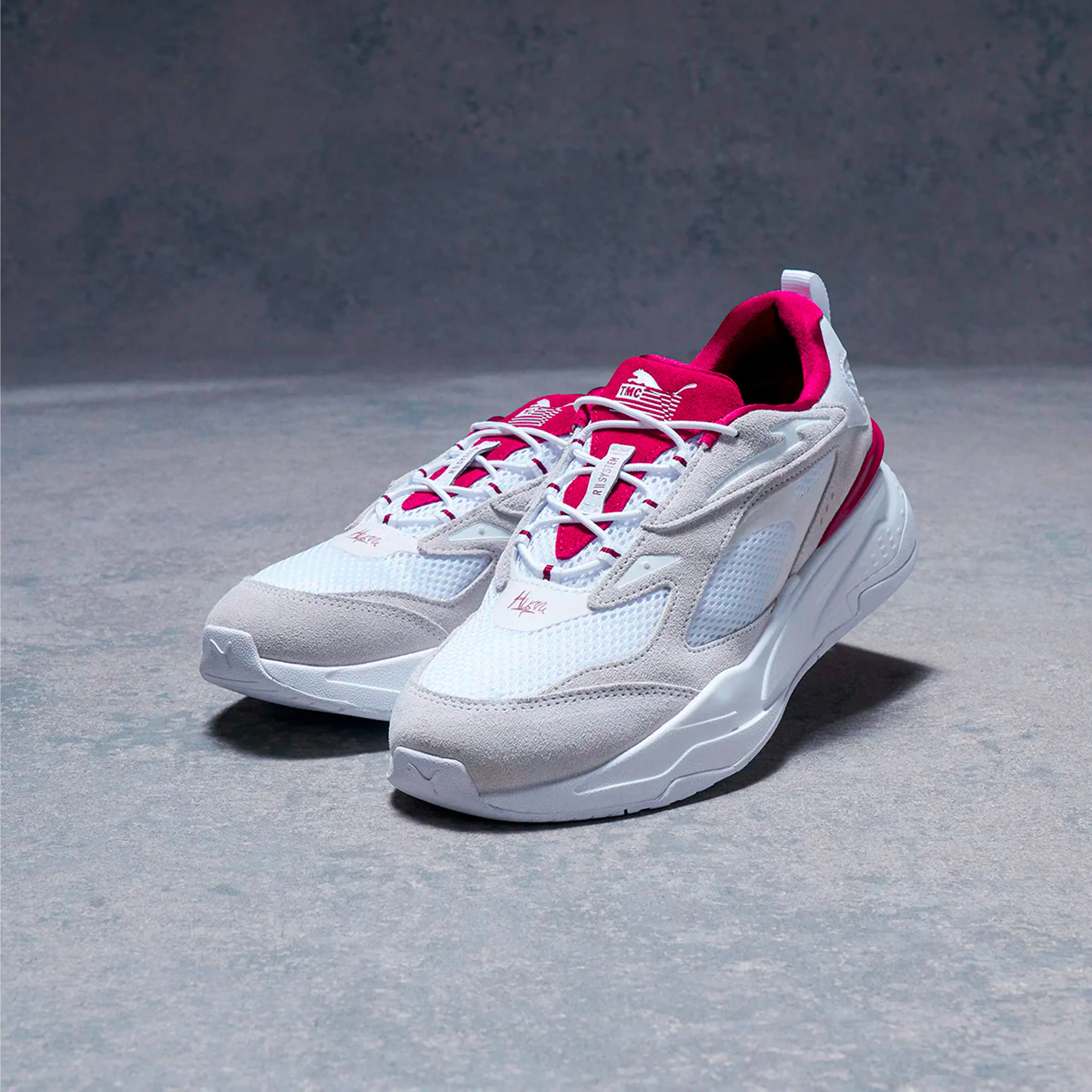 PUMA - Men - TMC RS-Fast - White/Burgundy