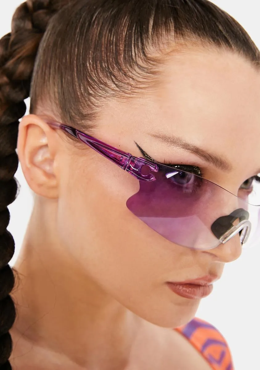 Puma Purple Shield Sunglasses-