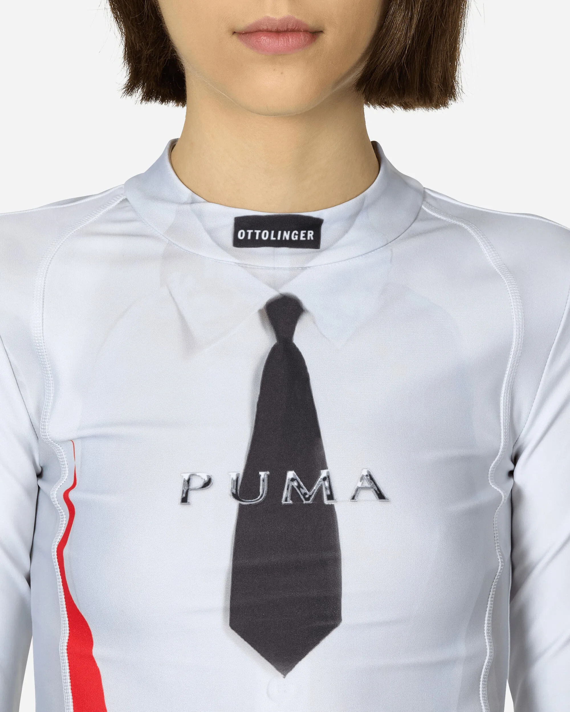 Puma Slim Longsleeve Top White