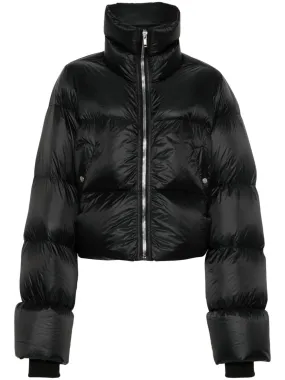 Rick Owens    Rick Owens Full Zip Cropped Padded Jacket