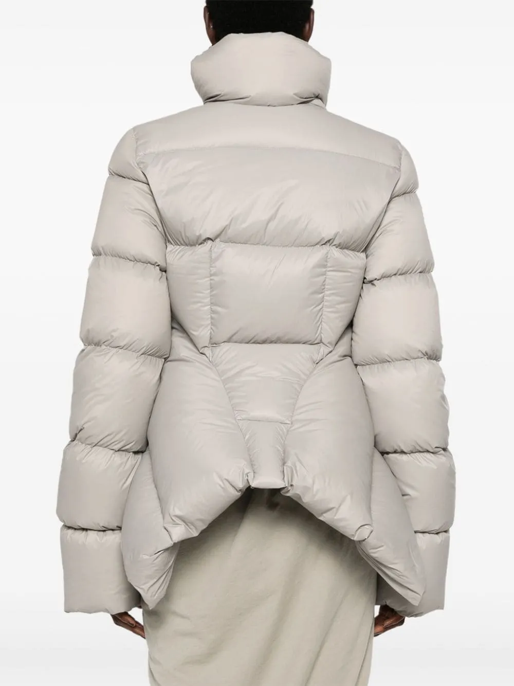 Rick Owens    Rick Owens Funnel Neck Cropped Padded Jacket