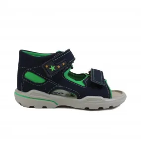 Ricosta Manto | Navy | Childrens Rip Tape Sandals