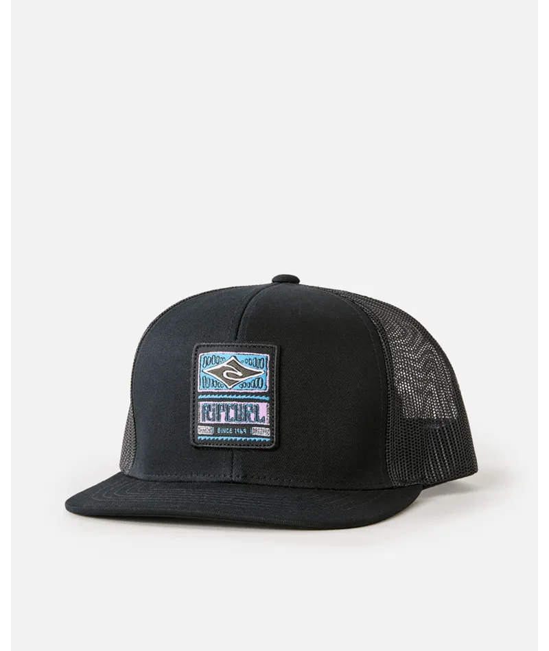 Rip Curl Custom Trucker Hat-Solid Black