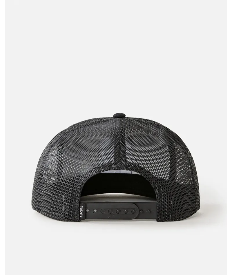 Rip Curl Custom Trucker Hat-Solid Black