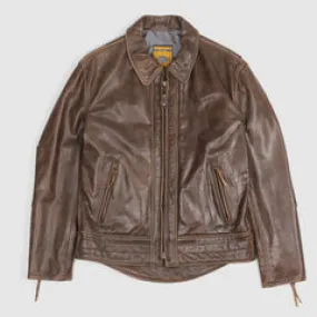 Schott N.Y.C. Antique Leather Biker Jacket