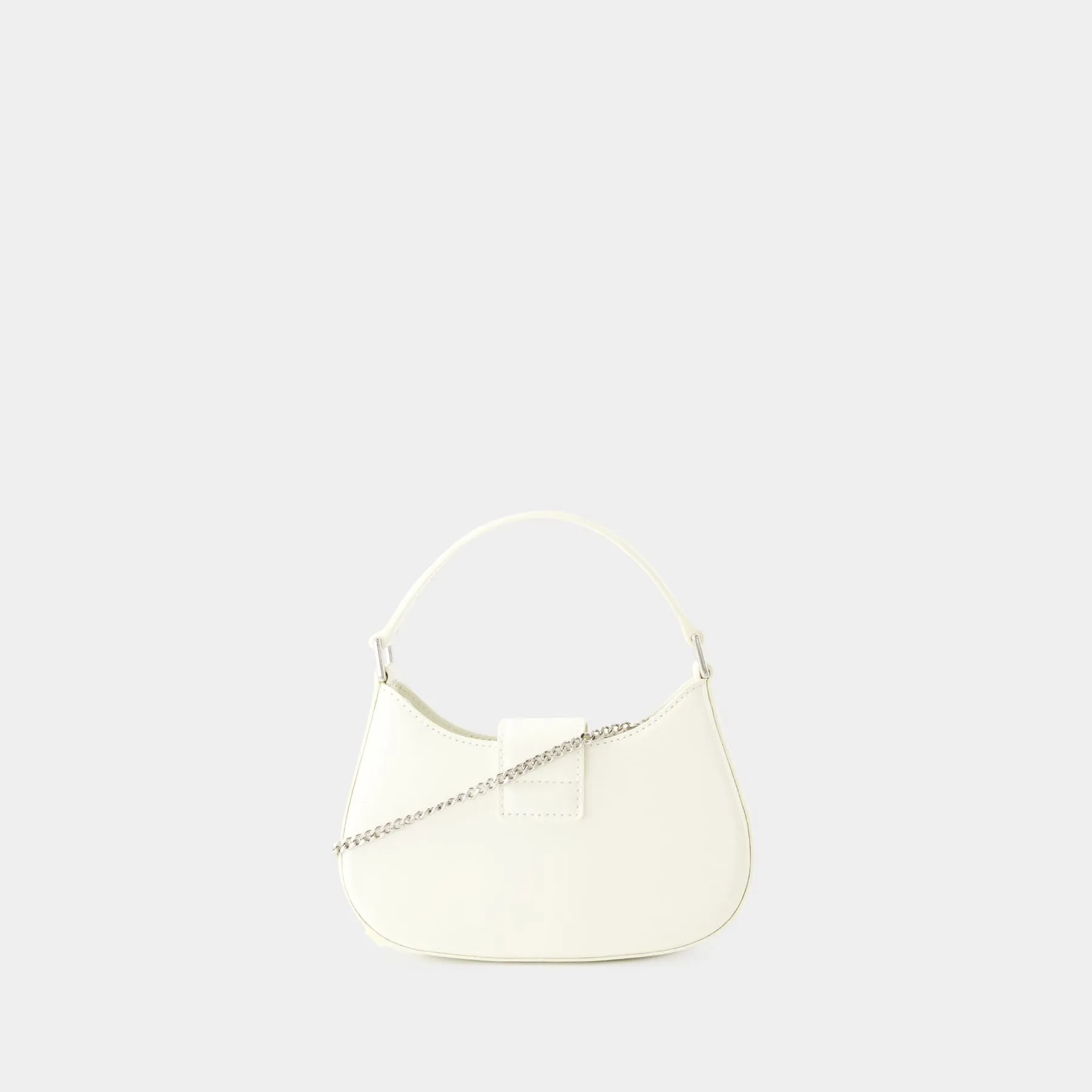 SELF PORTRAIT  Crescent Bag - Self Portrait - Leather - Beige