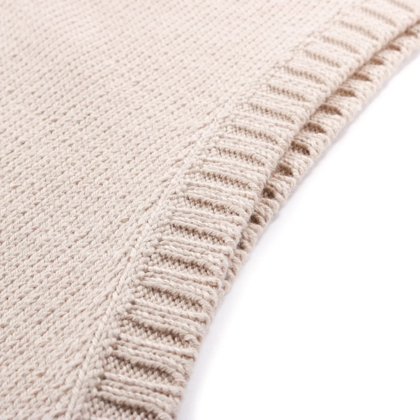 S.K. MANOR HILL SWEATER VEST CREAM COTTON