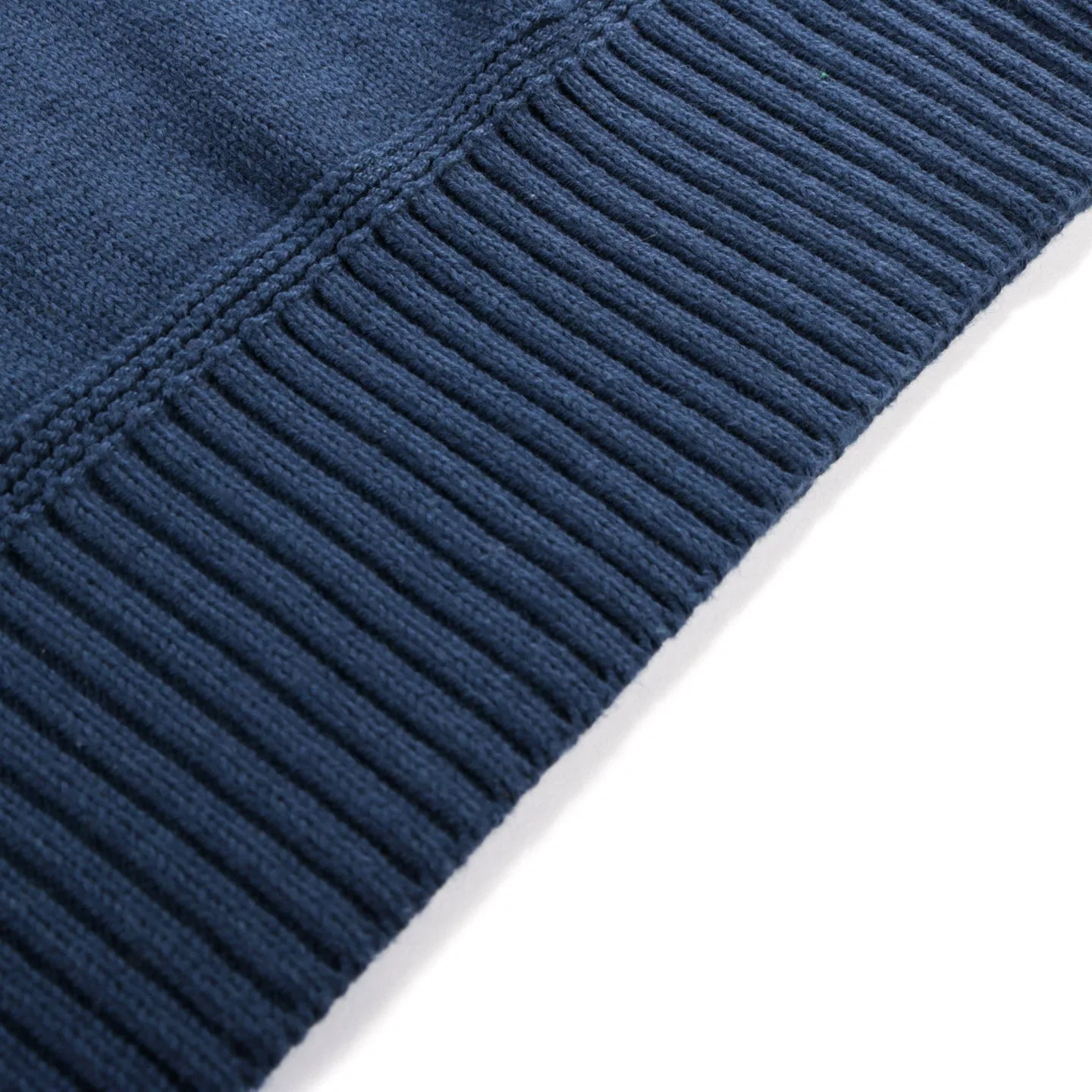 S.K. MANOR HILL SWEATER VEST NAVY COTTON