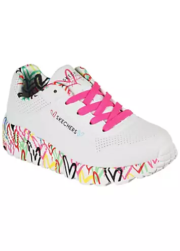 Skechers Kids UNO Lite Printed Sole Trainers | Grattan