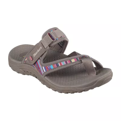 Skechers Womens Reggae Baja Sunrise Flat Sandals