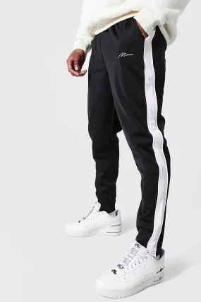 Skinny Crop Tricot Joggers With Side Panel