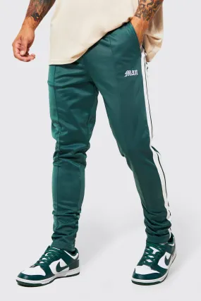 Slim Fit Tape Tricot Pintuck Joggers