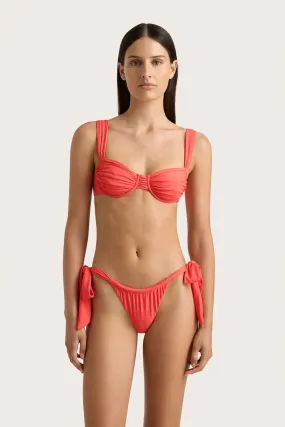 Sol Bikini Top - Vermillion