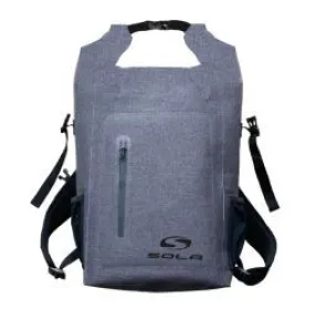 Sola Double Chamber 30L Dry Bag Backpack - Black