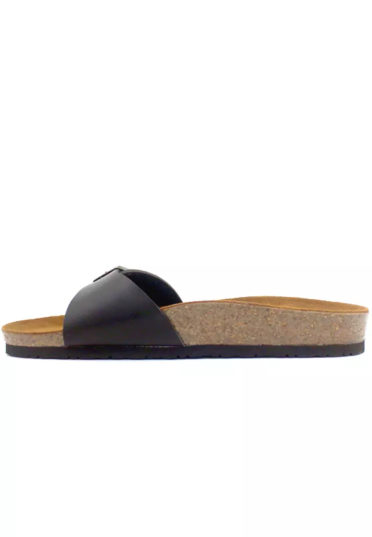 SoleSimple Lyon - Black Sandals & Flip Flops