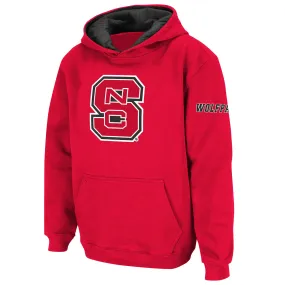 Stadium Athletic NC State Wolfpack Youth Red Big Logo Pullover Hoodie