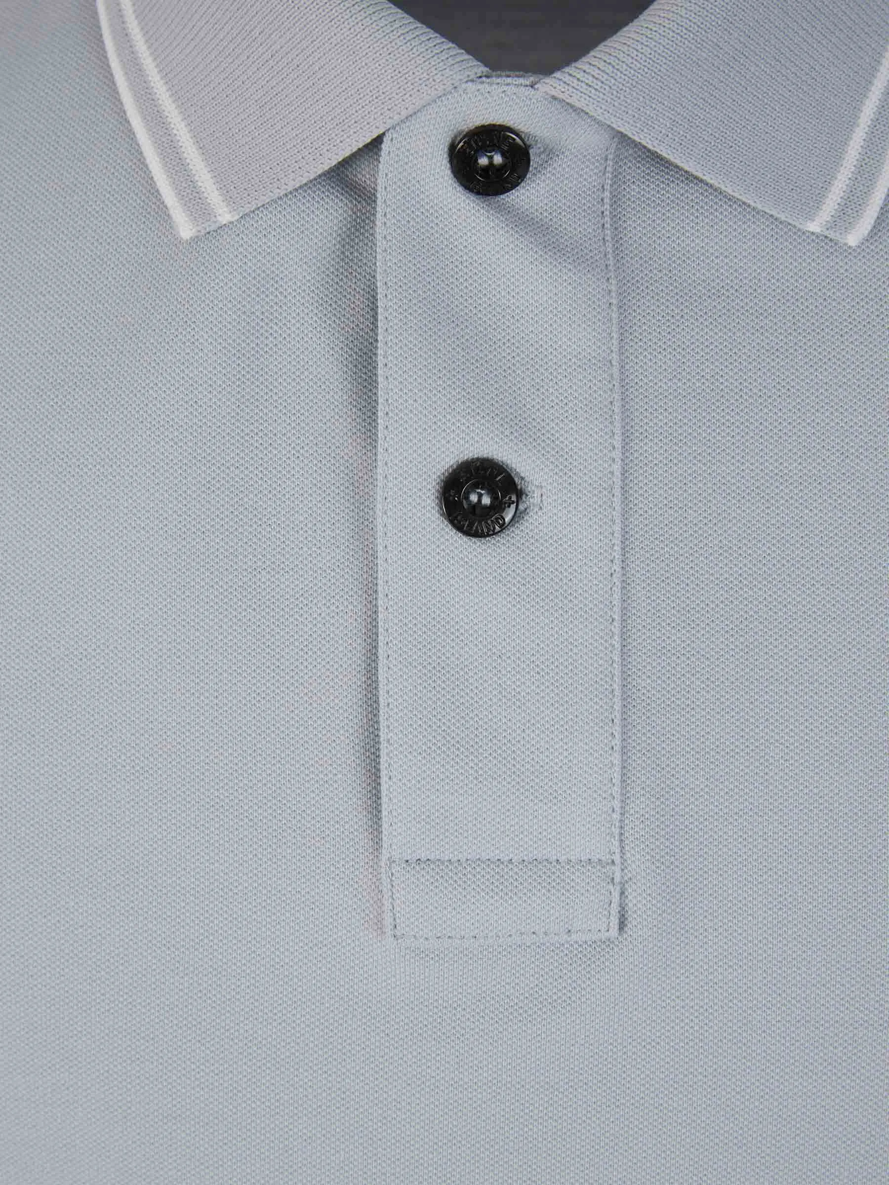 Stone Island Logo Piquet Polo 