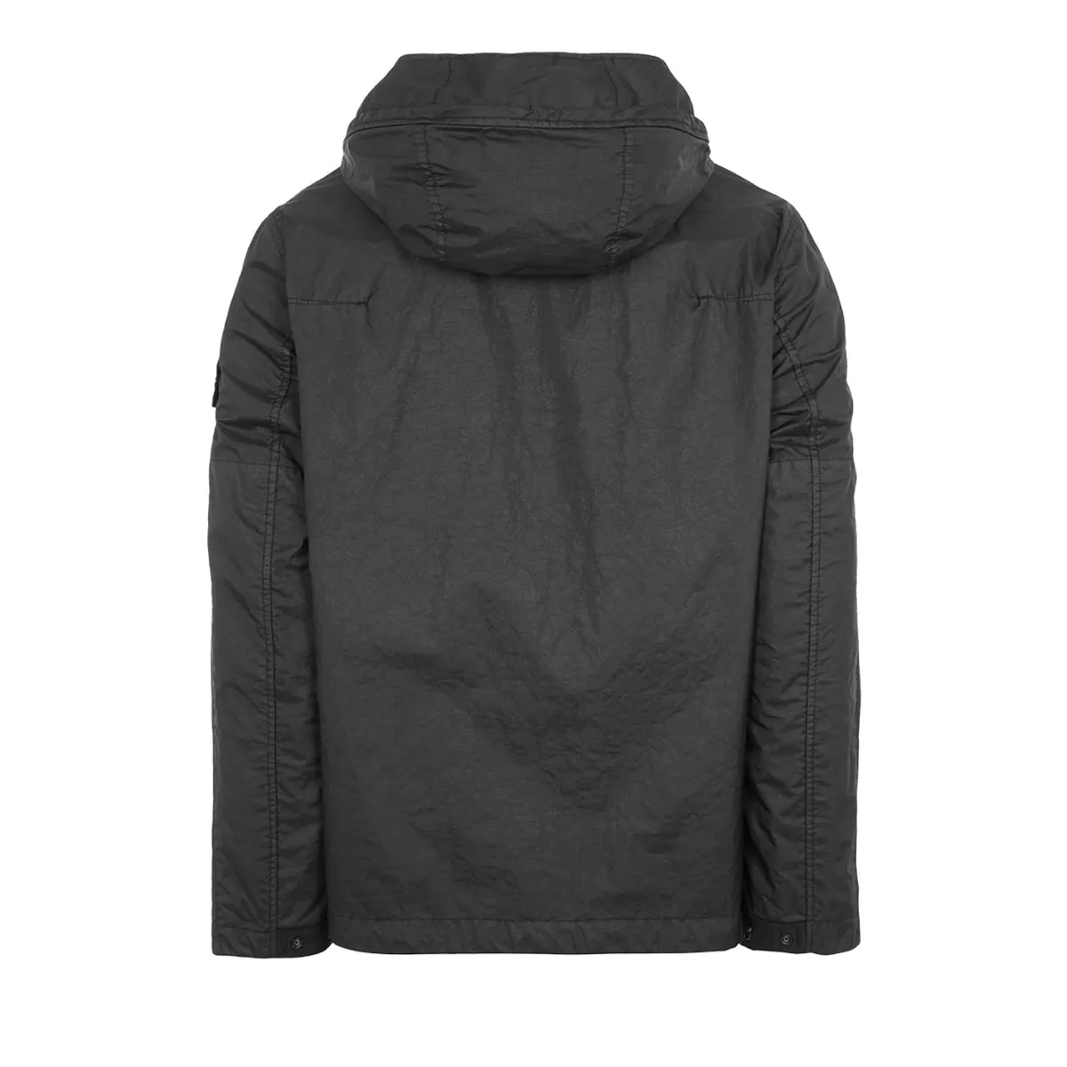 Stone Island Membrana 3L TC Hooded Jacket in Black