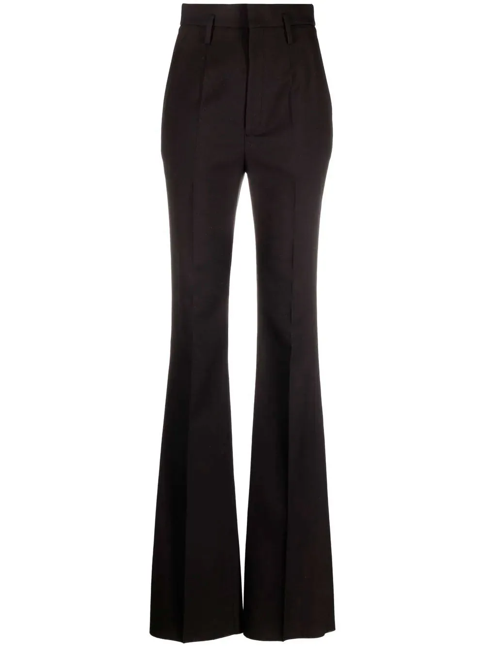 Straight-leg tailored trousers