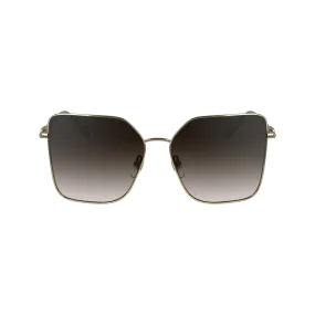 Sunglasses Gold/Brown - Metal