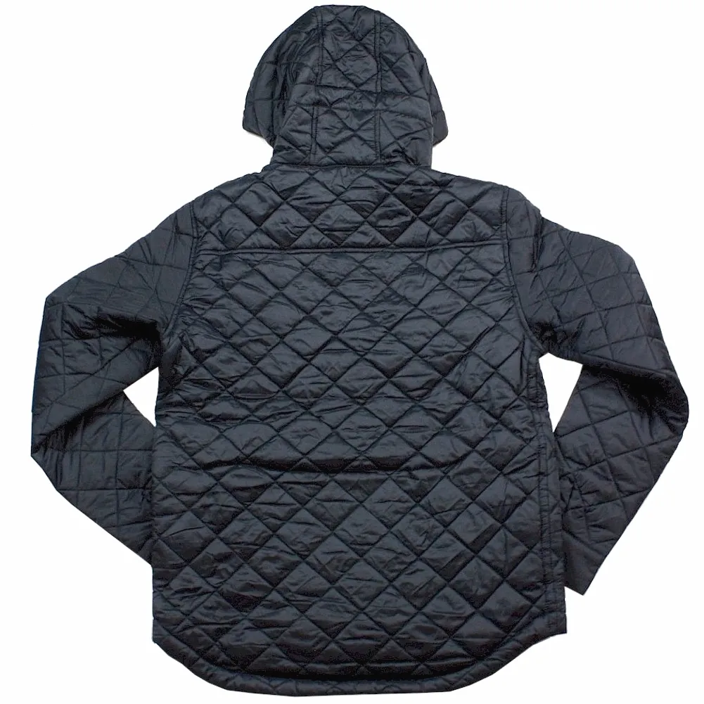 Superdry Men's Quilted Black Edition Japan Special Hooded Jacket