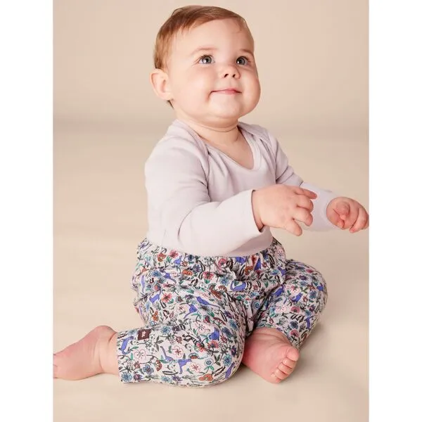 Tea Collection Print Mix Baby Romper, Kitty Ditsy