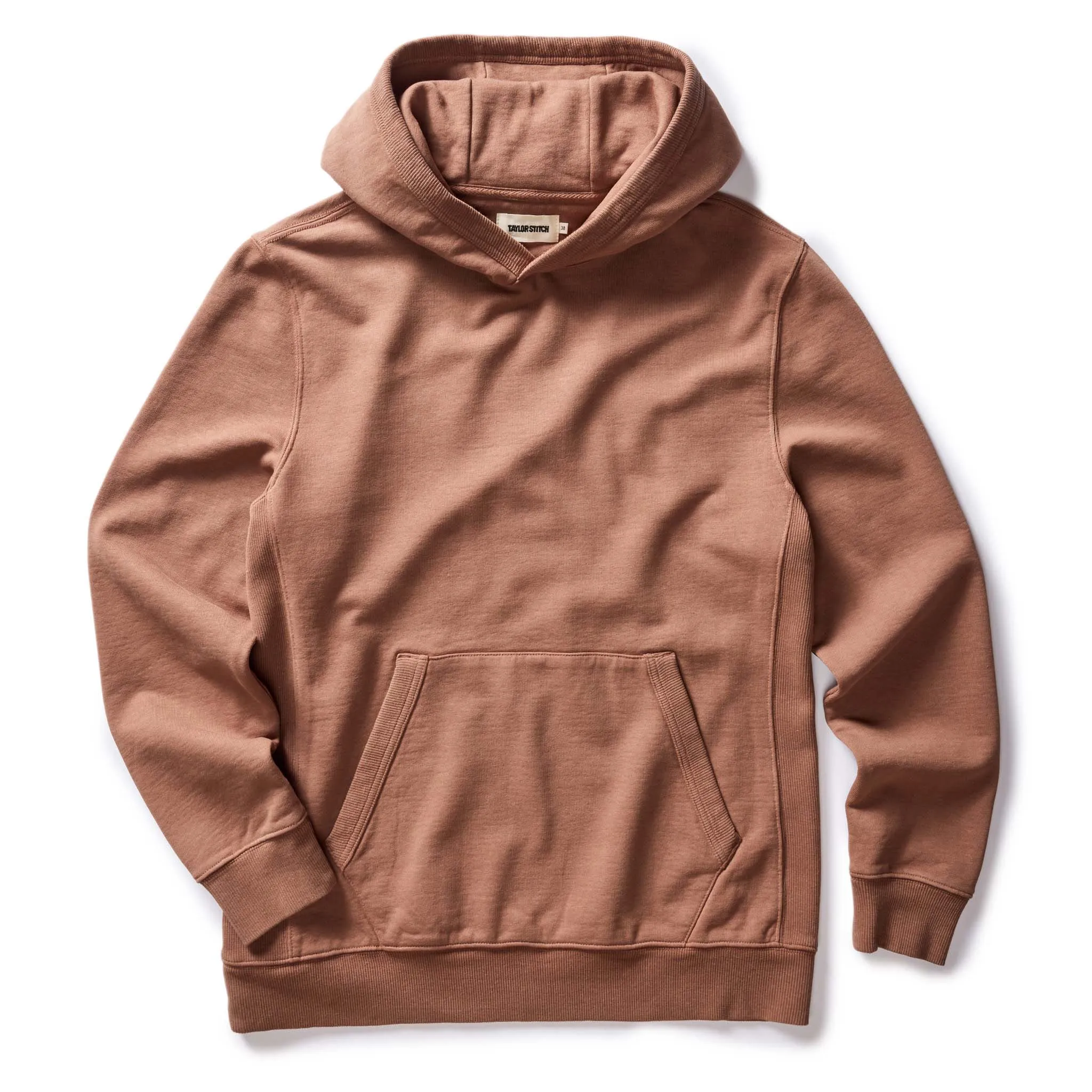 The Cotton Hemp Hoodie in Faded Brick