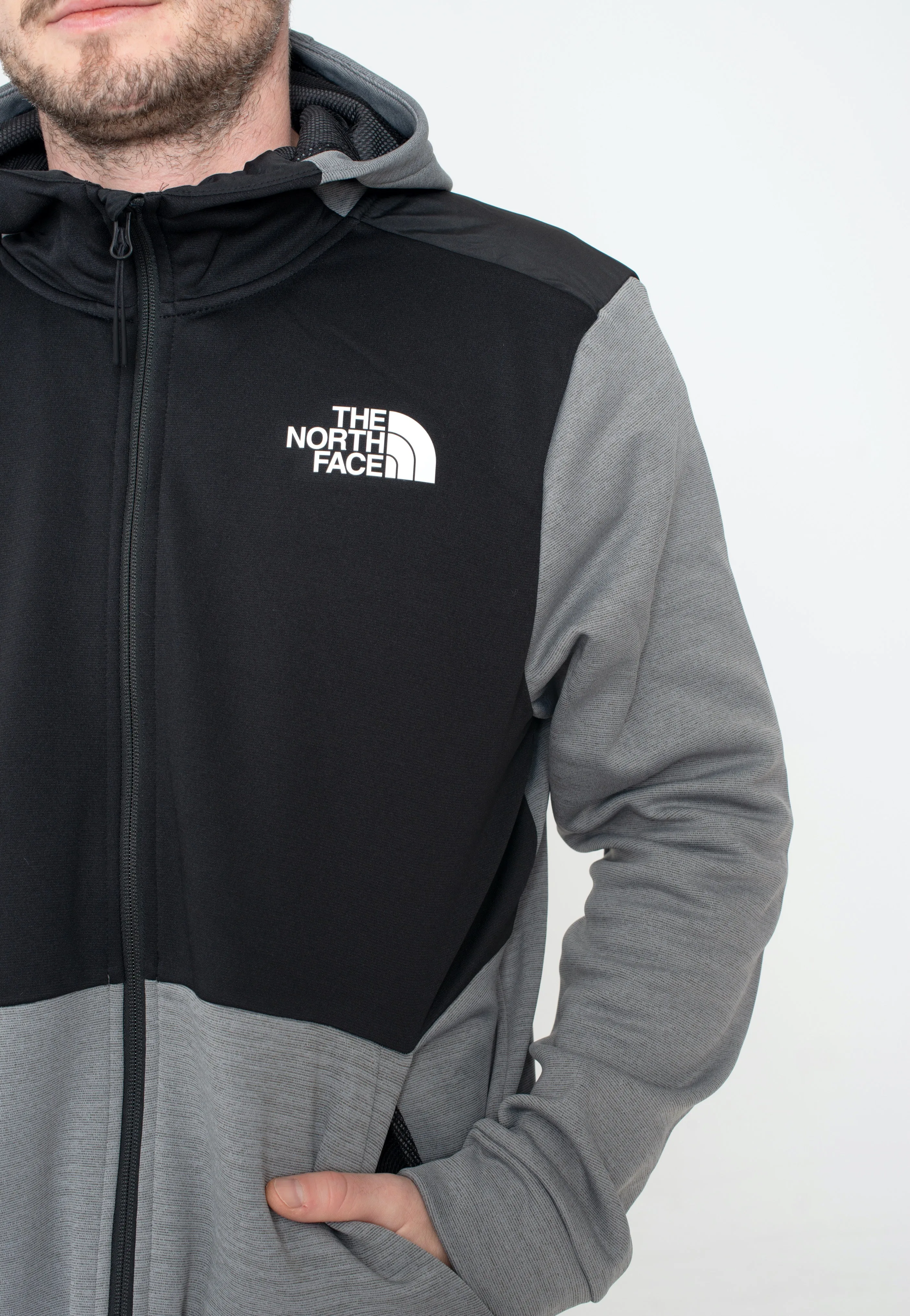 The North Face - Ma Full Zip Fleece TNF Medium Grey Heather/ TNF Black - Jacket