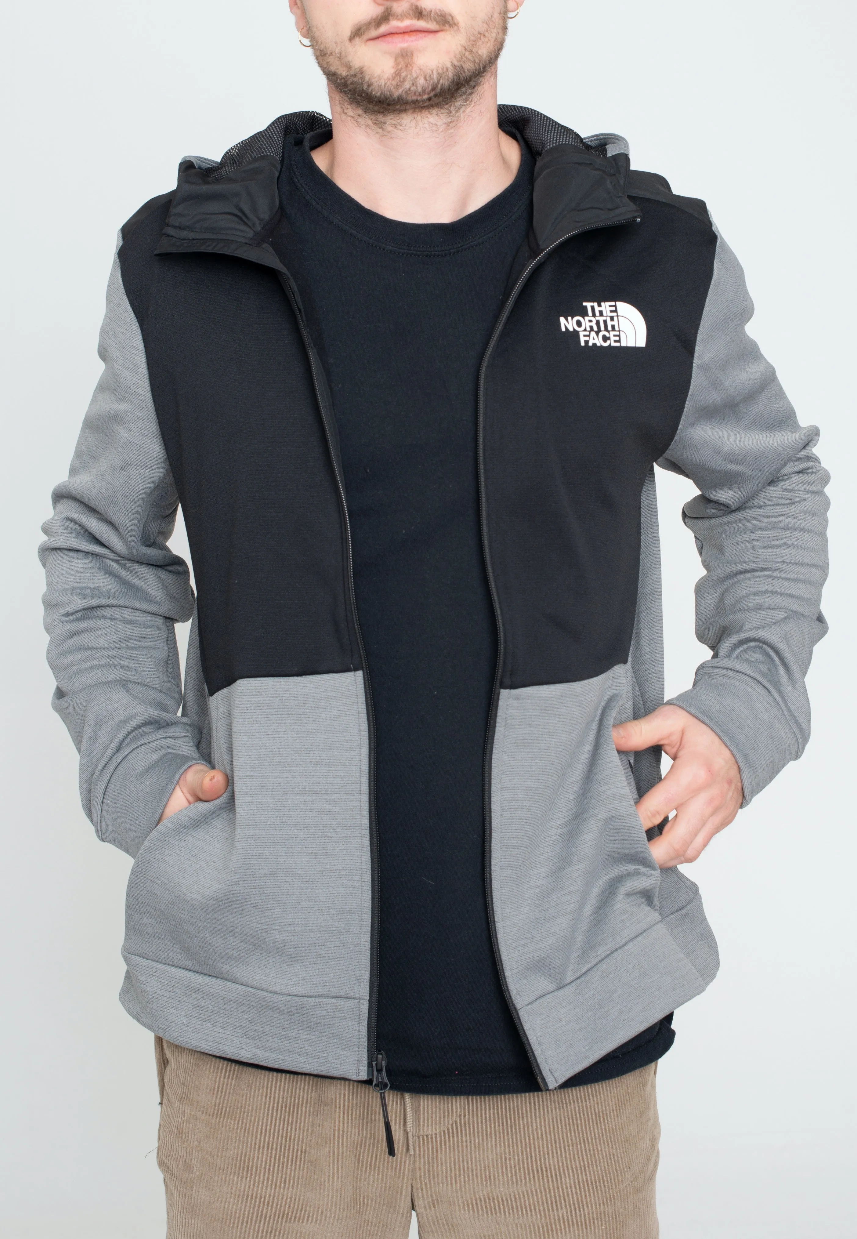 The North Face - Ma Full Zip Fleece TNF Medium Grey Heather/ TNF Black - Jacket