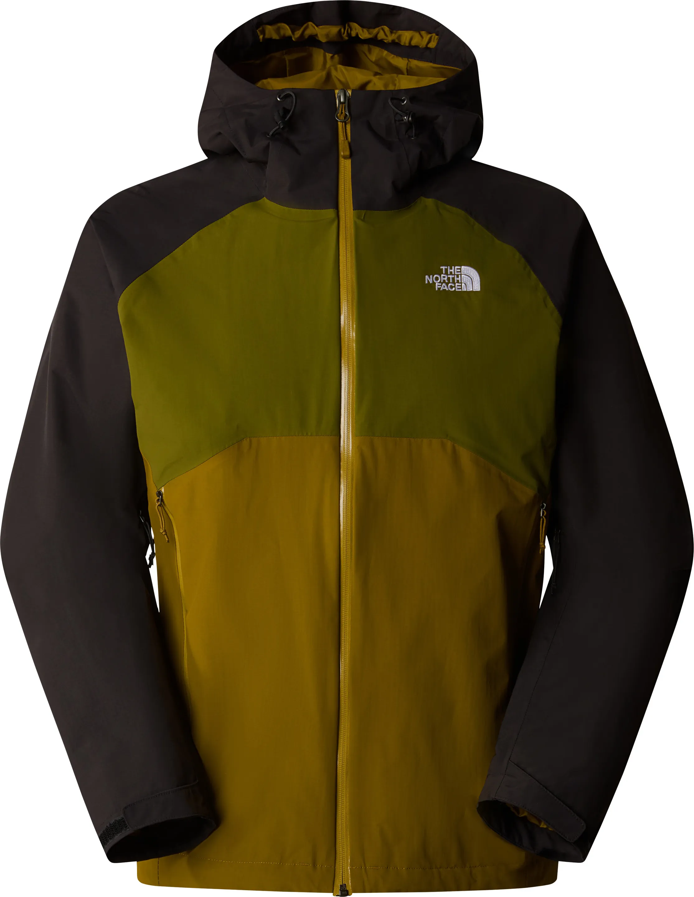 The North Face Men's Stratos Hooded Jacket Moss Green/Forest Olive/TNF Black | Buy The North Face Men's Stratos Hooded