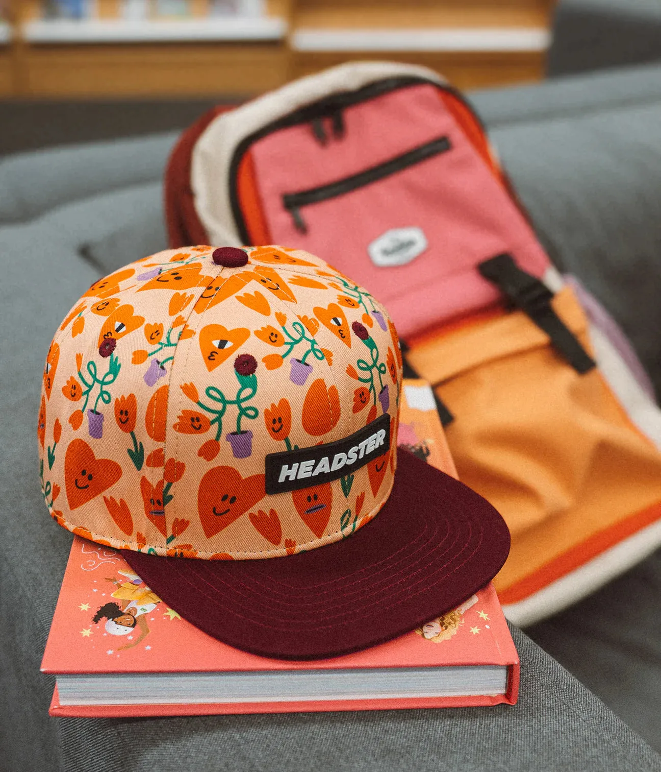 The Plant Lovers Snapback Hat - Sunset - KIDS