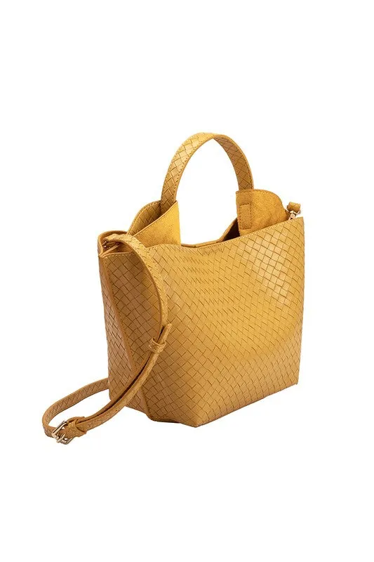 The Terri Bone Recycled Vegan Leather Top Handle Bag