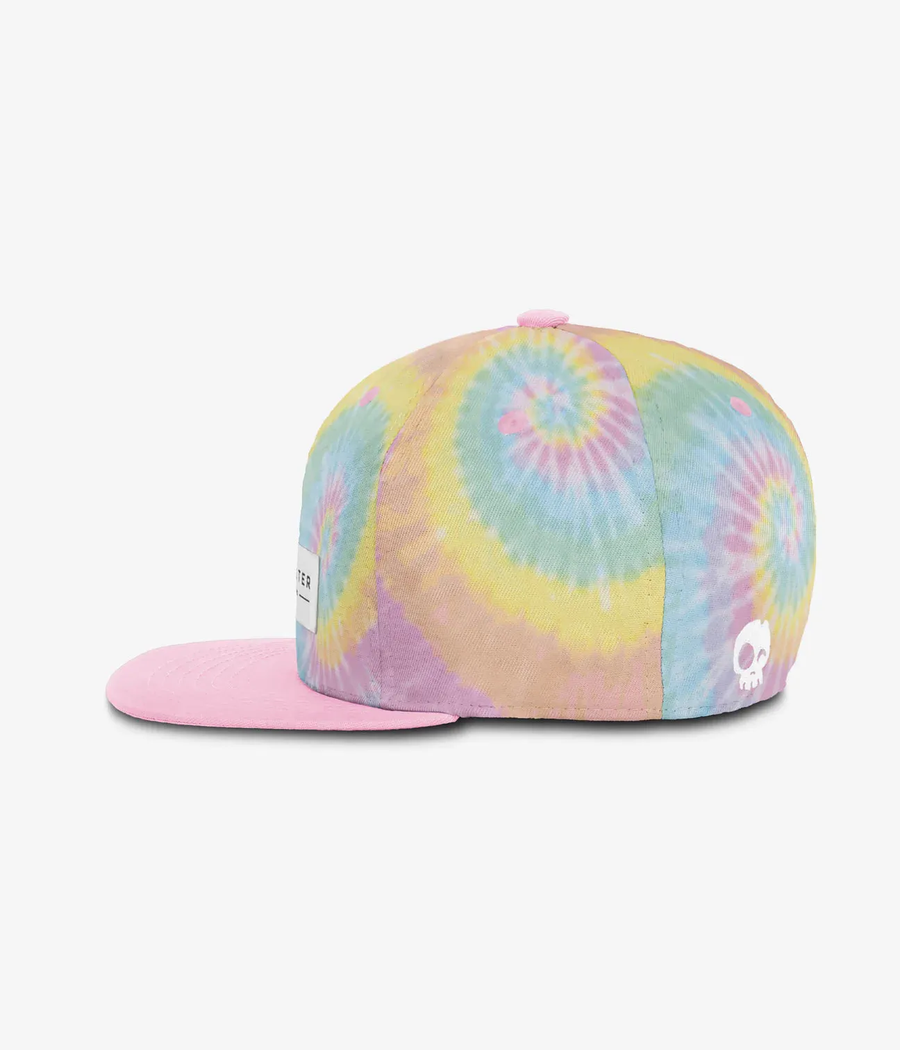 The Tie Dye Snapback Hat - Pink - BABY