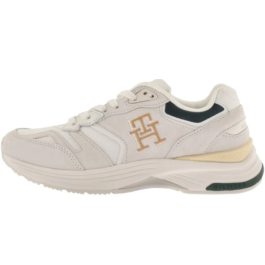 Tommy Hilfiger Modern Prep Monogram Trainers Beige