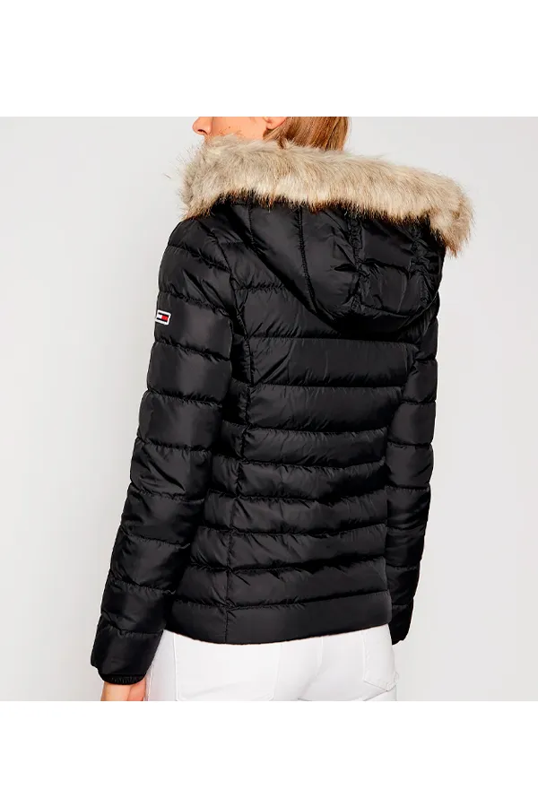 Tommy Hilfiger Women Hooded Down Jacket Black