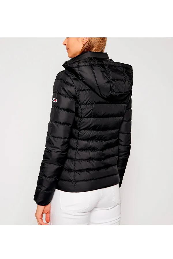 Tommy Hilfiger Women Hooded Down Jacket Black