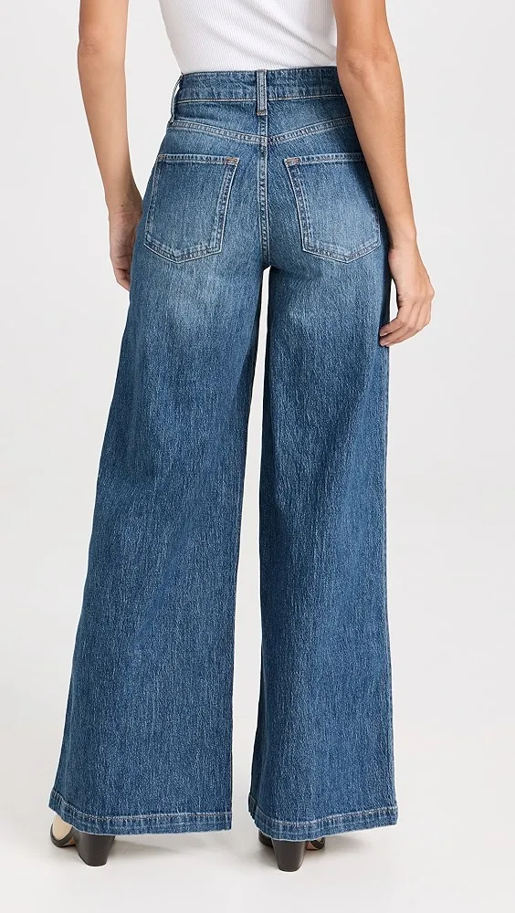 Triarchy   Ms. Fonda High Rise Wide Leg Jeans 