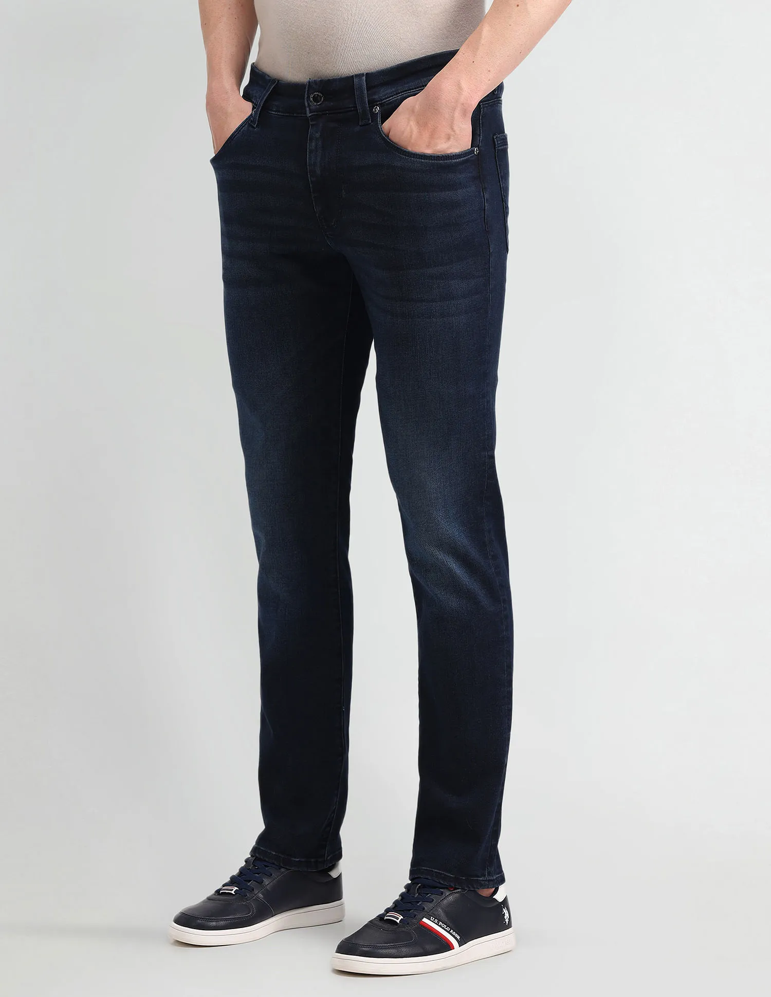 U.S. Polo Assn. Denim Co. Brandon Slim Tapered Fit Blue Jeans