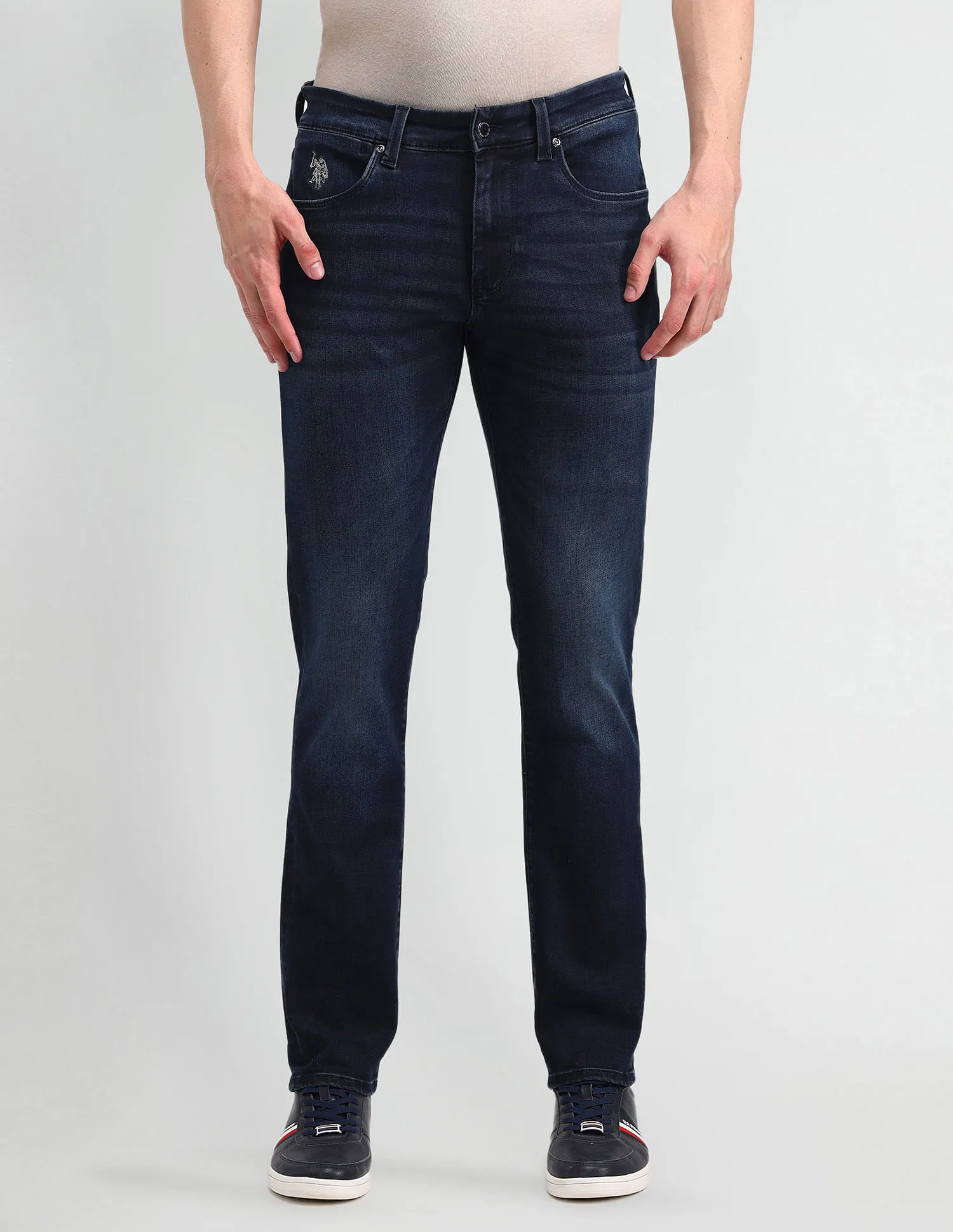 U.S. Polo Assn. Denim Co. Brandon Slim Tapered Fit Blue Jeans