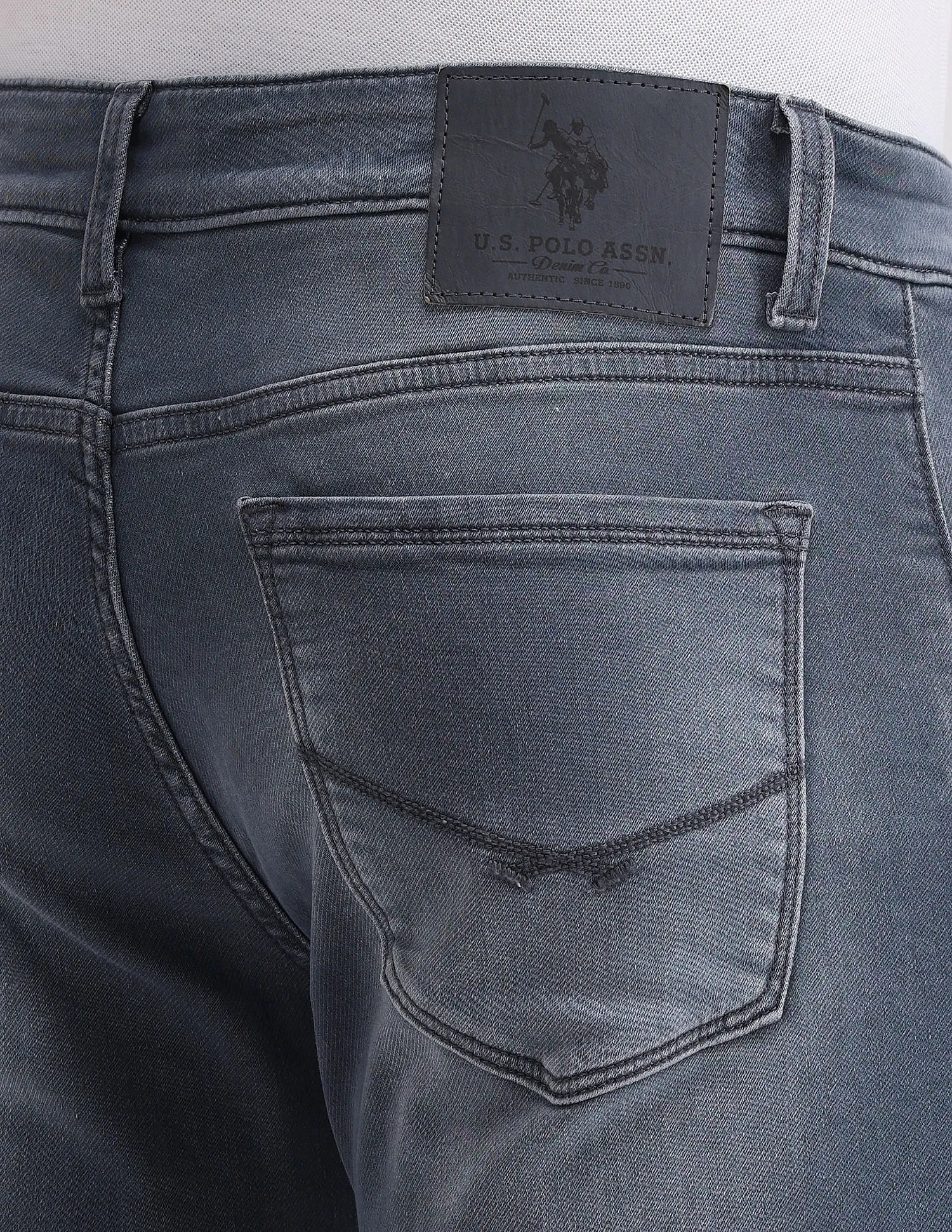 U.S. Polo Assn. Denim Co. Slim Tapered Fit Grey Jeans