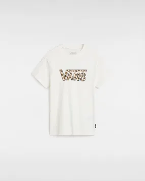 Vans Girls Felidae Drop V t-shirt-White