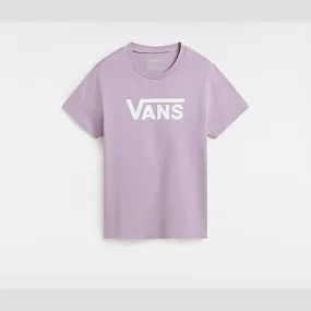 Vans GIRLS FLYING V CREW T-SHIRT (8-14 YEARS) (LAVENDER MIST) LILAC