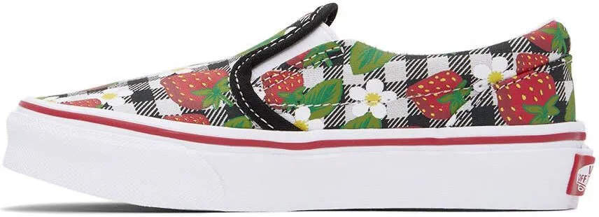 Vans Kids Multicolor Gingham Classic Slip-On Little Kids Sneakers