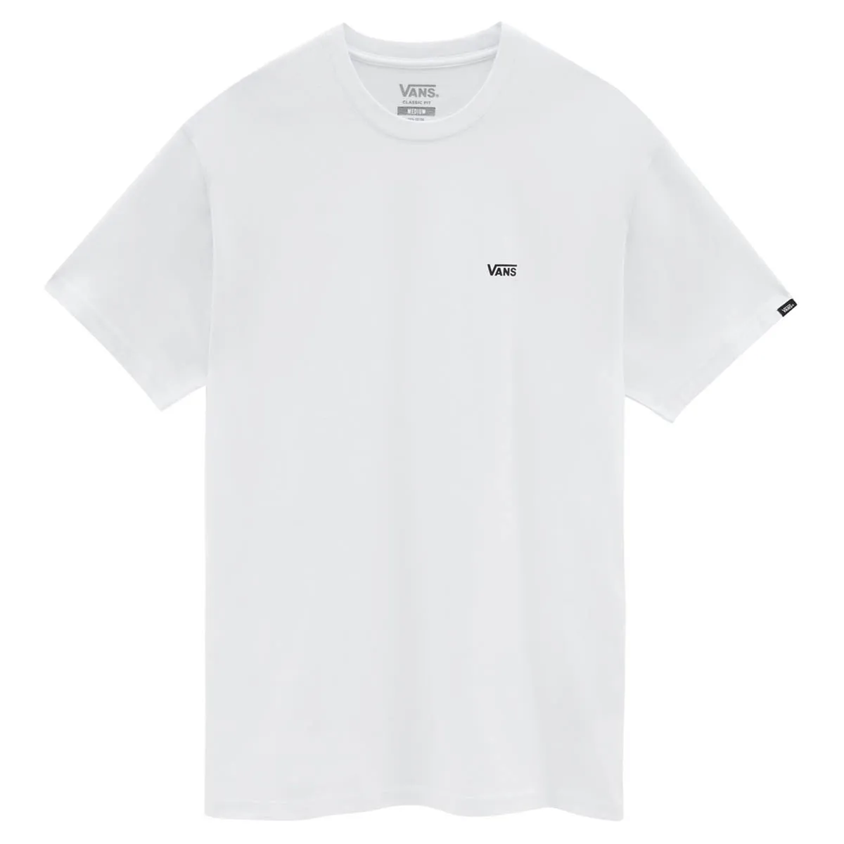 Vans Left Chest Logo Tee - White/Black