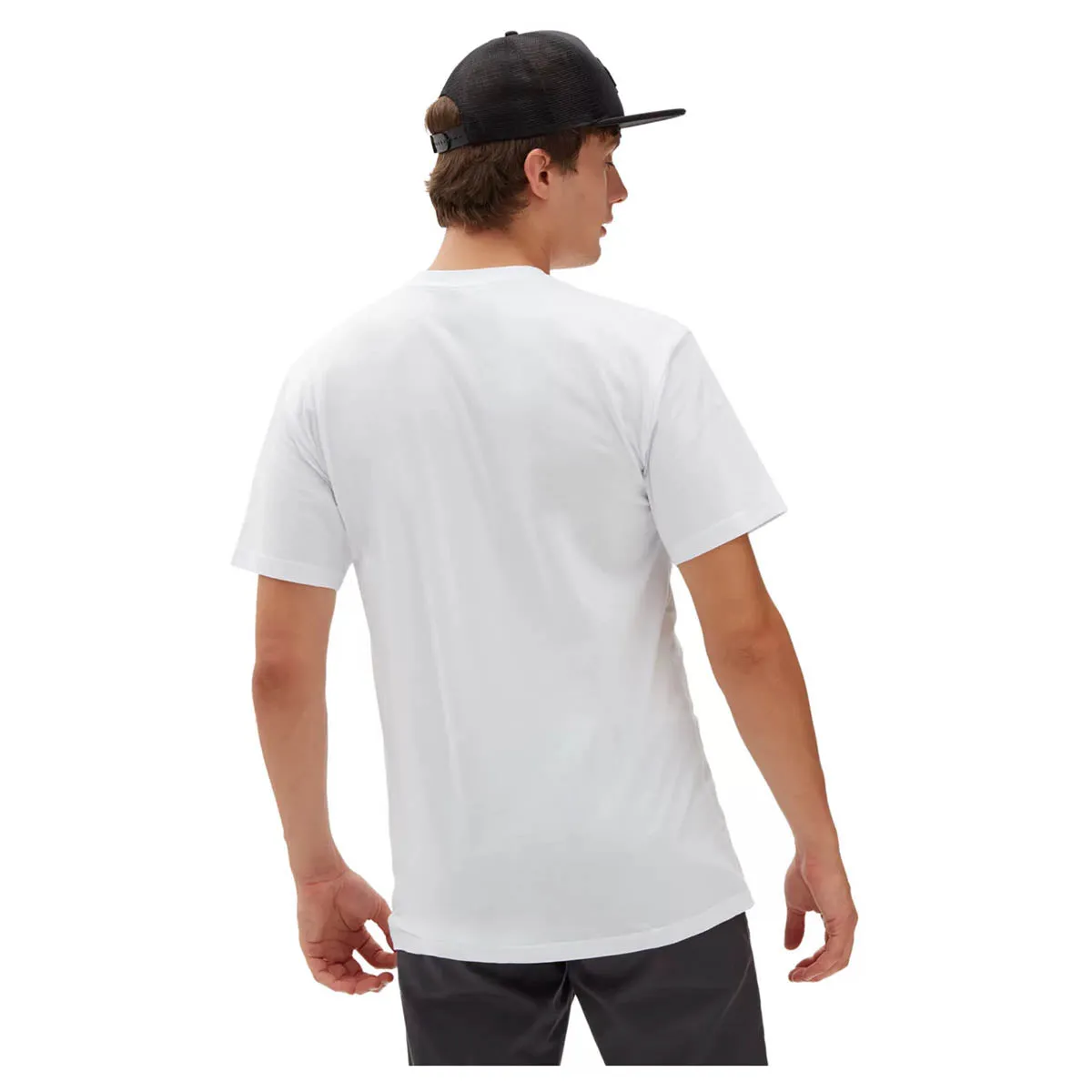 Vans Left Chest Logo Tee - White/Black