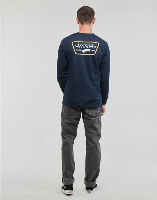 VANS MEN’S FULL PATCH BACK LONG SLEEVE TEE SHIRT