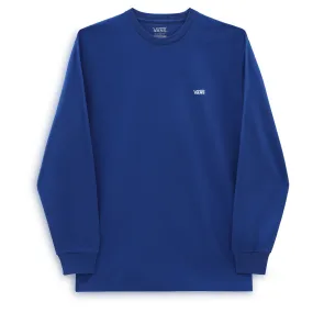 Vans Men's Left Chest Hit Long Sleeve Tee - Blue